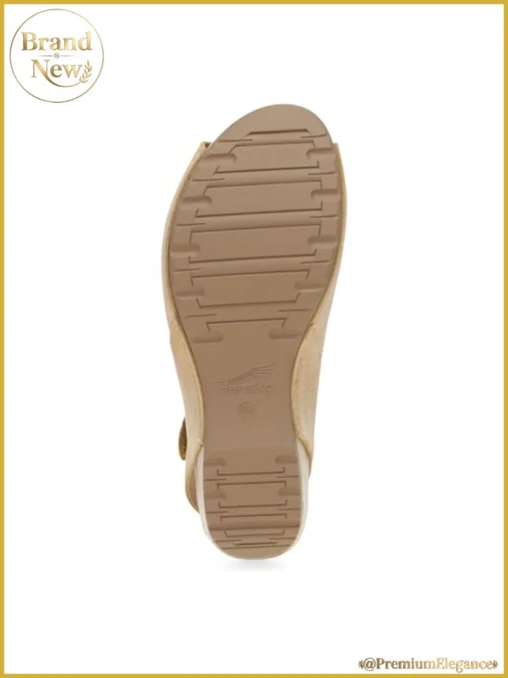 Dansko Tiana Slip-On Leather Platform Sandal Contoured Footbed Comfort